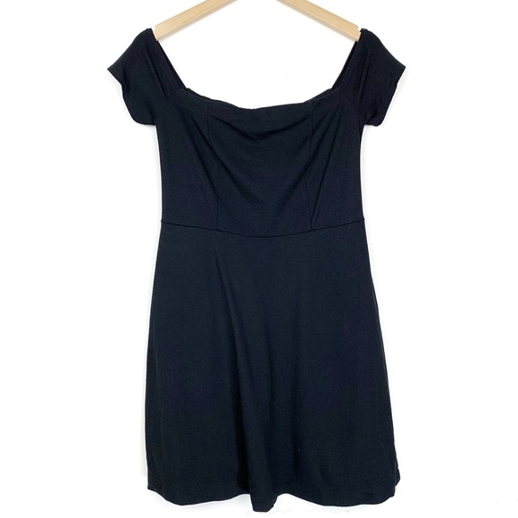 Free People Black Mamba Off the Shoulder Dress - Picture 3 of 5